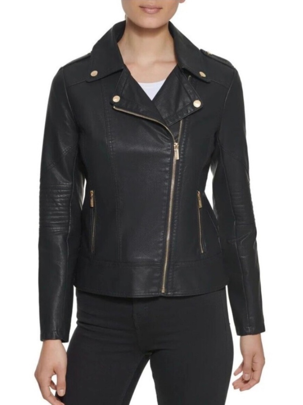 Guess vegan leather jacket